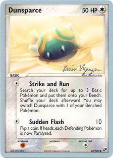 Dunsparce (60/100) (Team Rushdown - Kevin Nguyen) [World Championships 2004] | Arkham Games and Comics