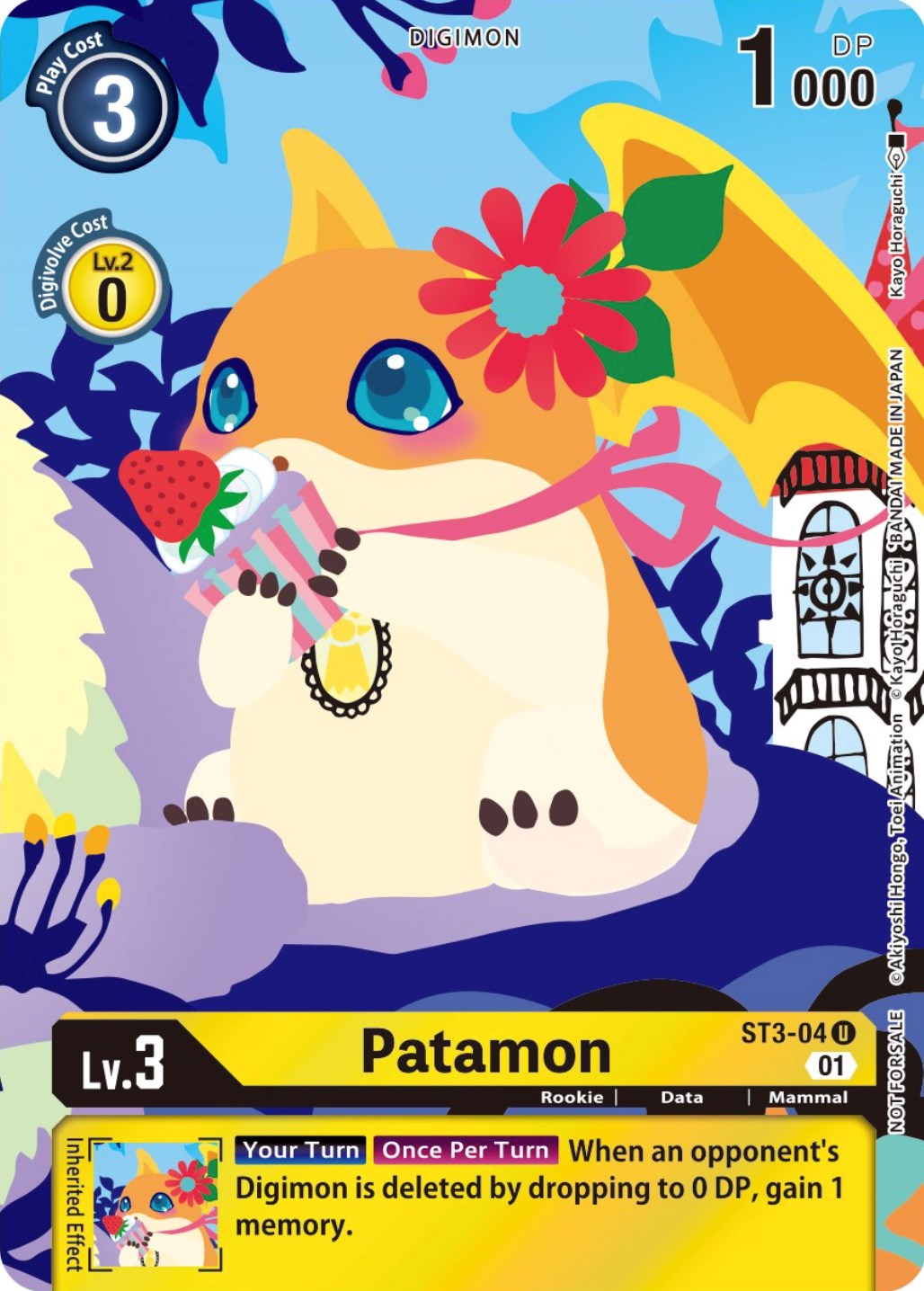 Patamon [ST3-04] (Tamer's Card Set 2 Floral Fun) [Starter Deck: Heaven's Yellow Promos] | Arkham Games and Comics