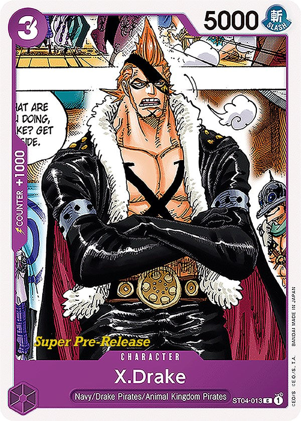 X.Drake [Super Pre-Release Starter Deck: Animal Kingdom Pirates] | Arkham Games and Comics