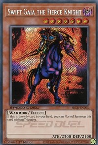 Swift Gaia the Fierce Knight (Secret) [SBCB-EN005] Secret Rare | Arkham Games and Comics