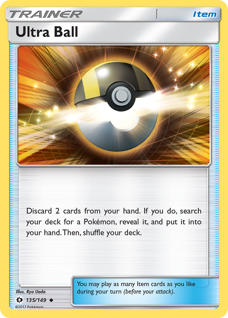 Ultra Ball (135/149) [Sun & Moon: Base Set] | Arkham Games and Comics