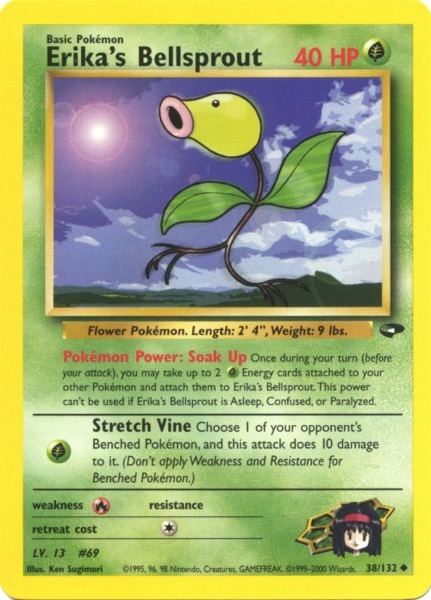 Erika's Bellsprout (38/132) [Gym Challenge Unlimited] | Arkham Games and Comics