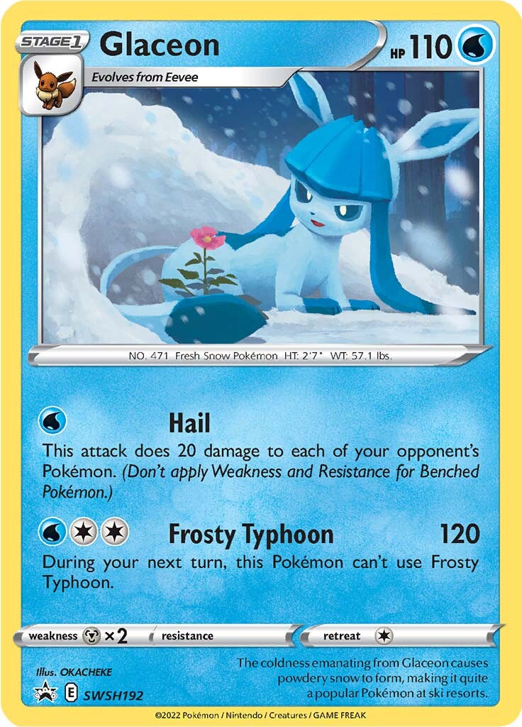 Glaceon (SWSH192) [Sword & Shield: Black Star Promos] | Arkham Games and Comics