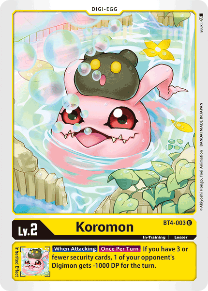 Koromon [BT4-003] [Great Legend] | Arkham Games and Comics