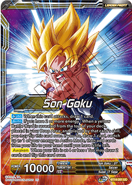 Son Goku // SS4 Son Goku, Returned from Hell (BT14-091) [Cross Spirits] | Arkham Games and Comics