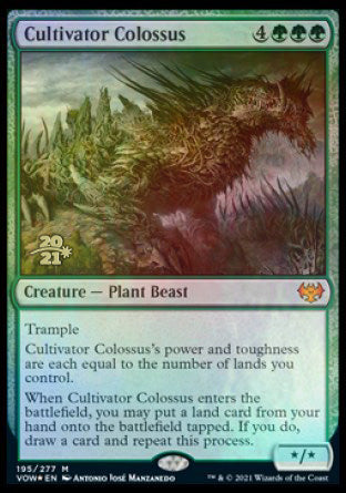 Cultivator Colossus [Innistrad: Crimson Vow Prerelease Promos] | Arkham Games and Comics