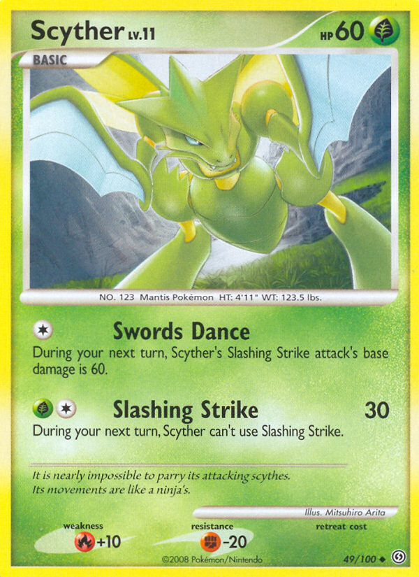 Scyther (49/100) [Diamond & Pearl: Stormfront] | Arkham Games and Comics