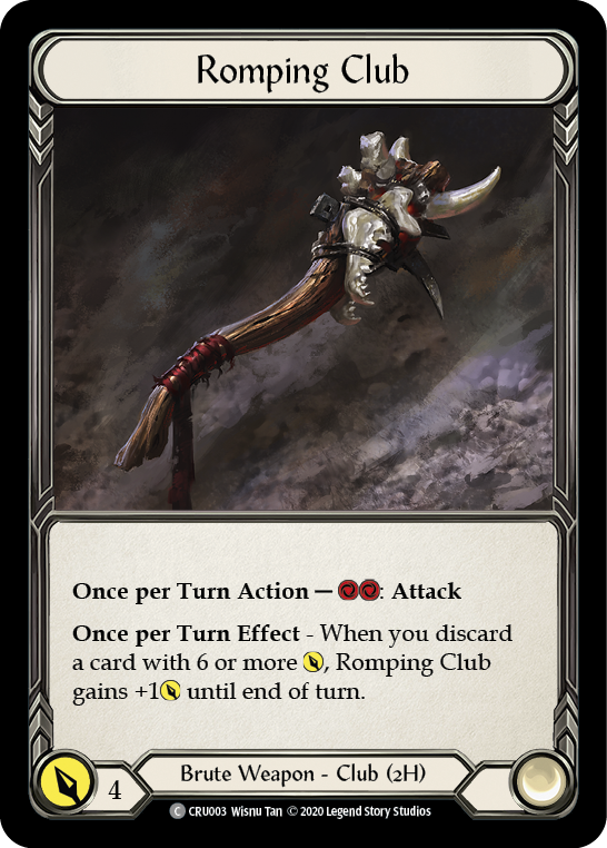 Romping Club [CRU003] (Crucible of War)  1st Edition Normal | Arkham Games and Comics