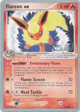 Flareon ex (108/113) (Eeveelutions - Jimmy Ballard) [World Championships 2006] | Arkham Games and Comics