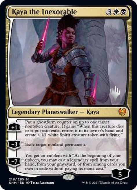 Kaya the Inexorable [Kaldheim Promo Pack] | Arkham Games and Comics