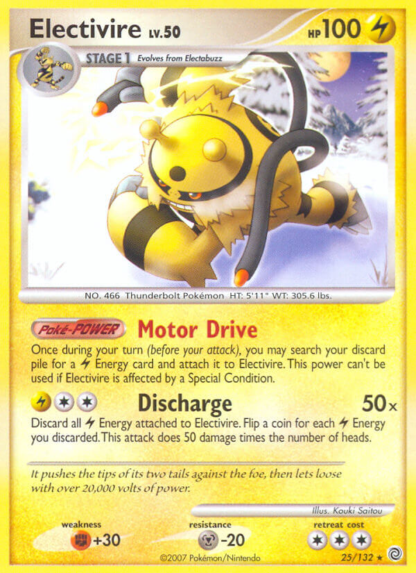 Electivire (25/132) (Theme Deck Exclusive) [Diamond & Pearl: Secret Wonders] | Arkham Games and Comics