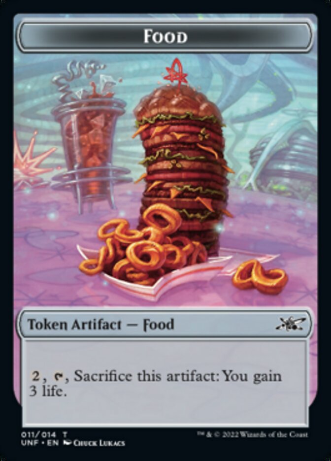 Food (011) Token [Unfinity Tokens] | Arkham Games and Comics