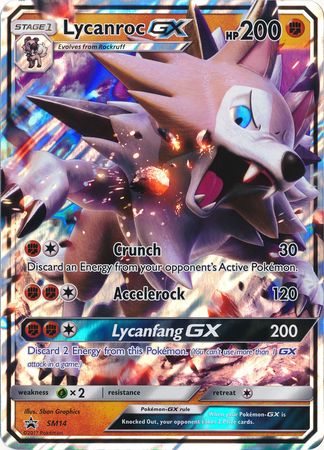 Lycanroc GX (SM14) (Jumbo Card) [Sun & Moon: Black Star Promos] | Arkham Games and Comics