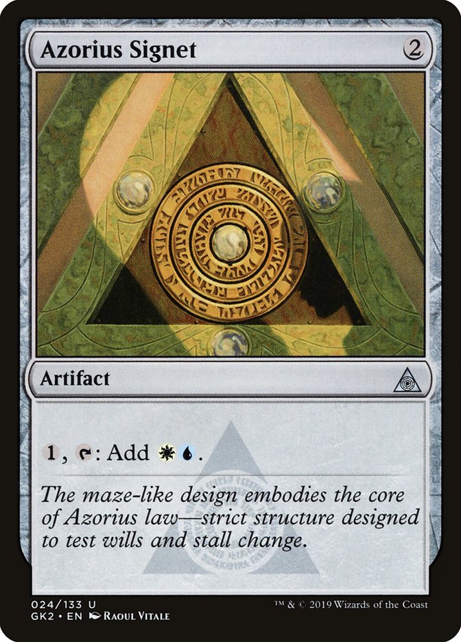 Azorius Signet [Ravnica Allegiance Guild Kit] | Arkham Games and Comics