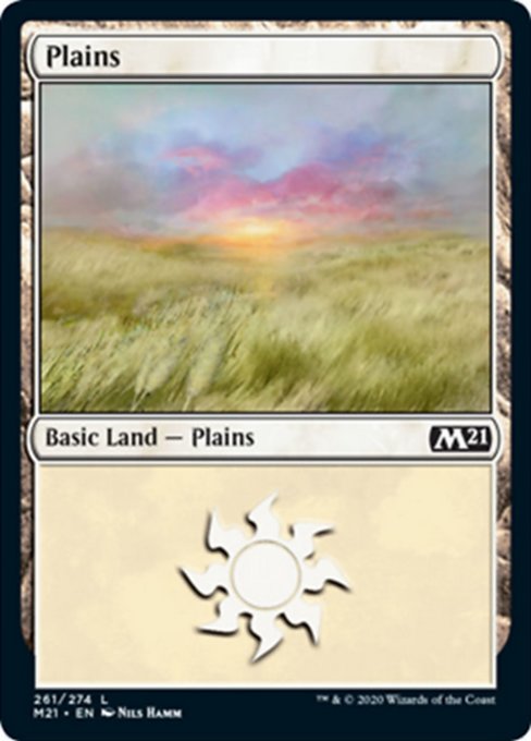 Plains (261) [Core Set 2021] | Arkham Games and Comics