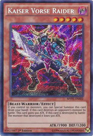 Kaiser Vorse Raider [MVP1-ENS02] Secret Rare | Arkham Games and Comics