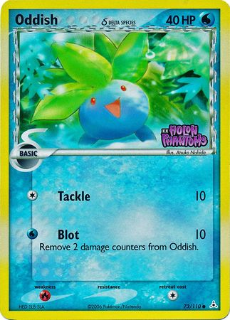 Oddish (73/110) (Delta Species) (Stamped) [EX: Holon Phantoms] | Arkham Games and Comics