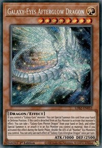 Galaxy-Eyes Afterglow Dragon [LDS2-EN052] Secret Rare | Arkham Games and Comics