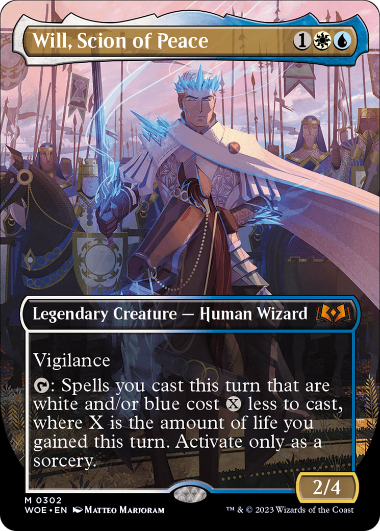 Will, Scion of Peace (Borderless Alternate Art) [Wilds of Eldraine] | Arkham Games and Comics