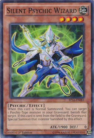 Silent Psychic Wizard [BP03-EN084] Shatterfoil Rare | Arkham Games and Comics