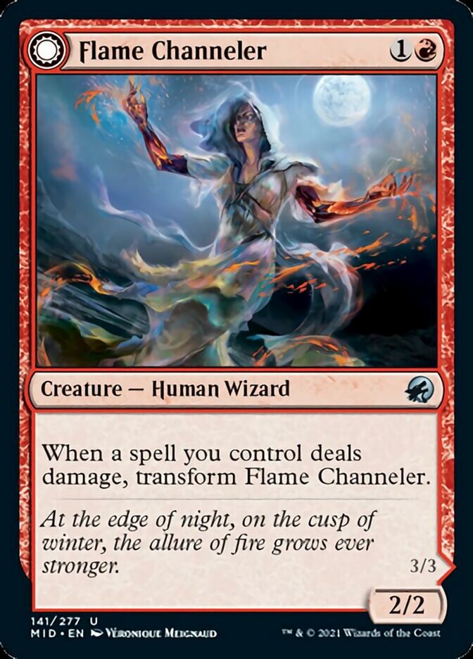 Flame Channeler // Embodiment of Flame [Innistrad: Midnight Hunt] | Arkham Games and Comics