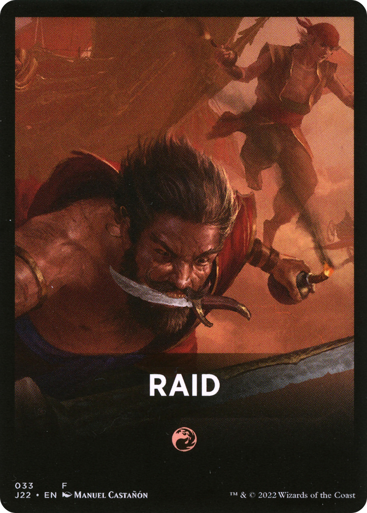 Raid Theme Card [Jumpstart 2022 Front Cards] | Arkham Games and Comics