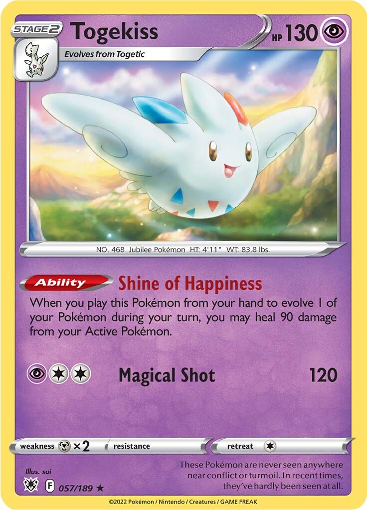 Togekiss (057/189) [Sword & Shield: Astral Radiance] | Arkham Games and Comics