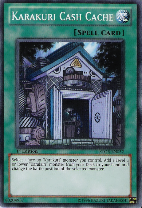 Karakuri Cash Cache [STOR-EN052] Common | Arkham Games and Comics