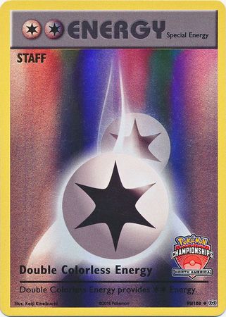 Double Colorless Energy (90/108) (NA Championship Promo Staff) [XY: Evolutions] | Arkham Games and Comics