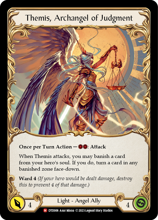 Figment of Judgment // Themis, Archangel of Judgment [DTD006] (Dusk Till Dawn) | Arkham Games and Comics