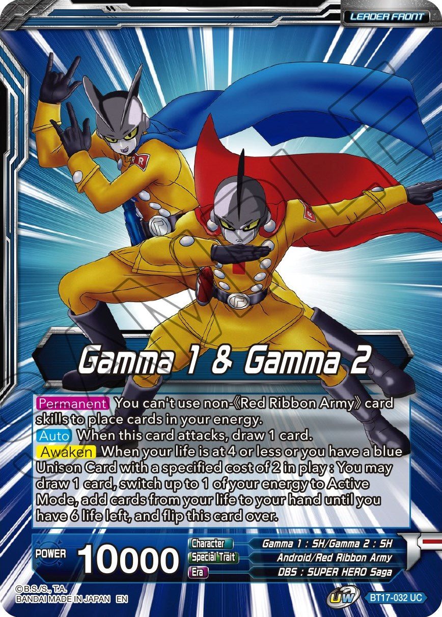 Gamma 1 & Gamma 2 // Gamma 1 & Gamma 2, Newfound Foes (BT17-032) [Ultimate Squad Prerelease Promos] | Arkham Games and Comics