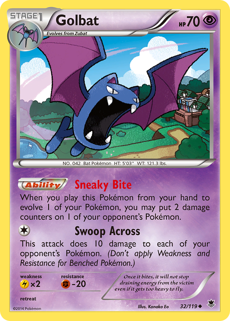 Golbat (32/119) [XY: Phantom Forces] | Arkham Games and Comics