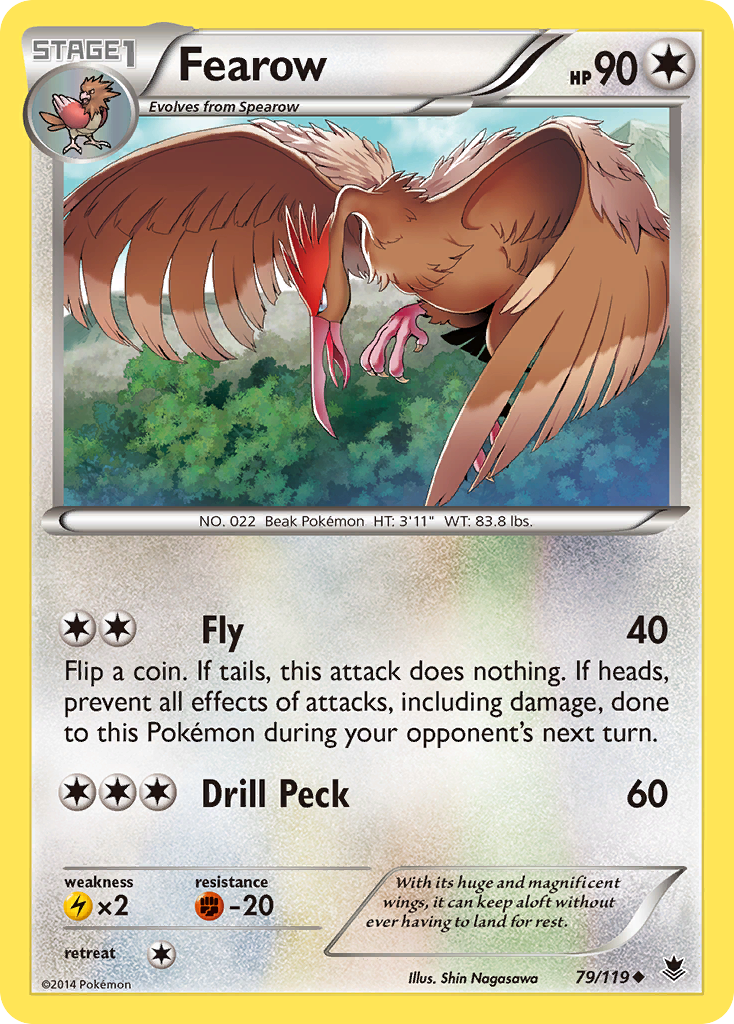 Fearow (79/119) [XY: Phantom Forces] | Arkham Games and Comics