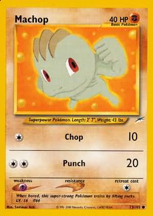 Machop (73/105) [Neo Destiny Unlimited] | Arkham Games and Comics