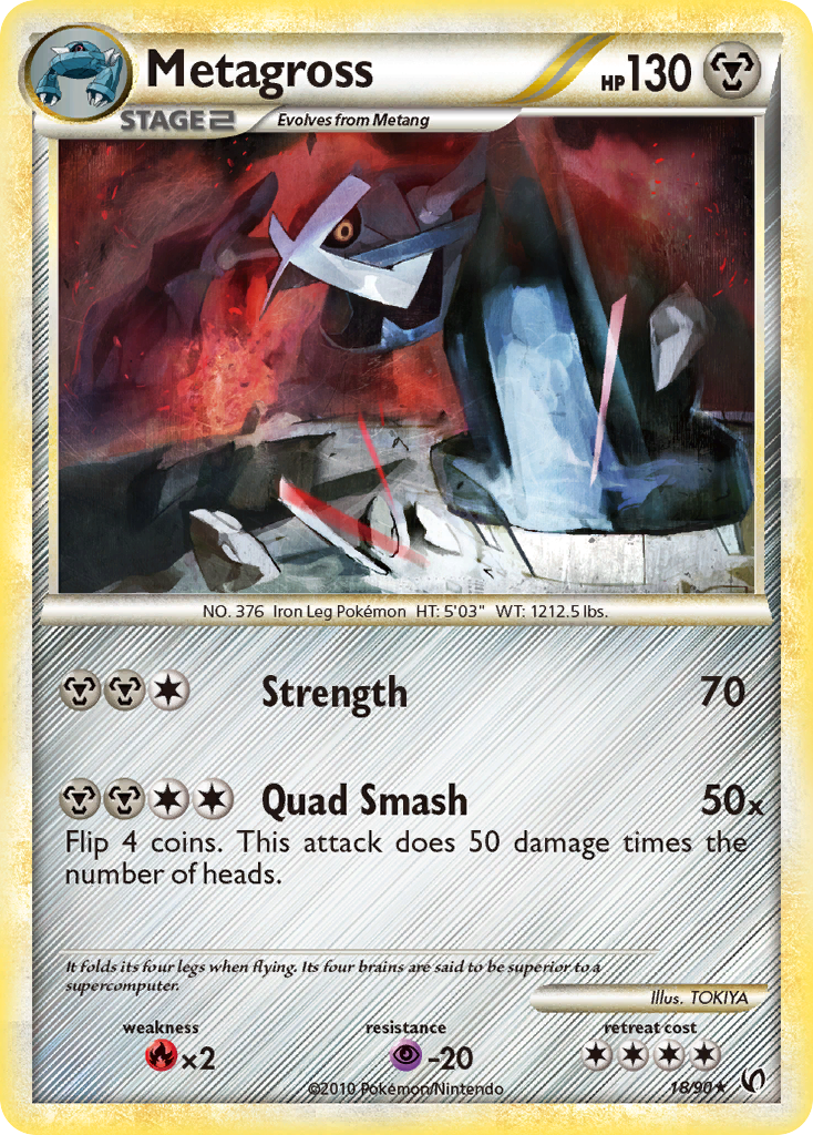 Metagross (18/90) [HeartGold & SoulSilver: Undaunted] | Arkham Games and Comics