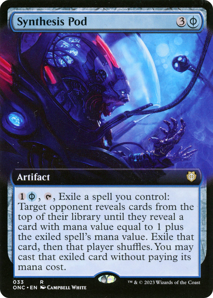 Synthesis Pod (Extended Art) [Phyrexia: All Will Be One Commander] | Arkham Games and Comics