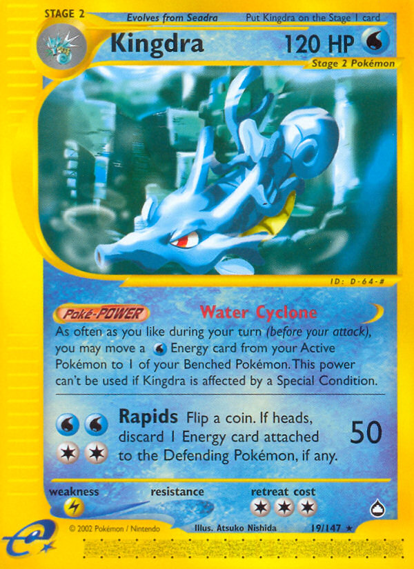 Kingdra (19/147) [Aquapolis] | Arkham Games and Comics