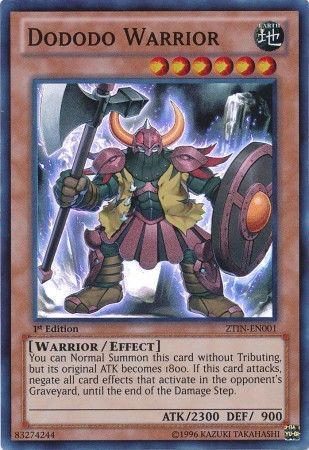 Dododo Warrior [ZTIN-EN001] Super Rare | Arkham Games and Comics