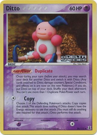 Ditto (38/113) (Stamped) [EX: Delta Species] | Arkham Games and Comics