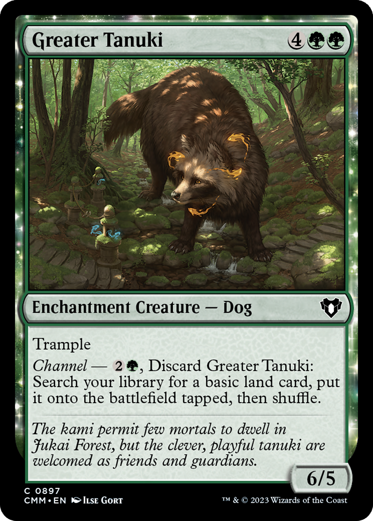 Greater Tanuki [Commander Masters] | Arkham Games and Comics