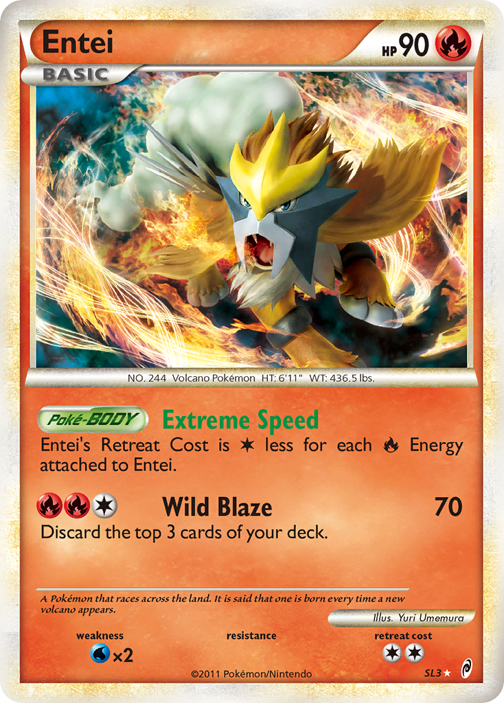 Entei (SL3) [HeartGold & SoulSilver: Call of Legends] | Arkham Games and Comics