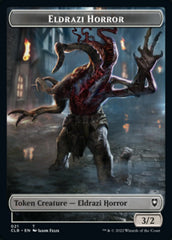 Horror // Eldrazi Horror Double-sided Token [Commander Legends: Battle for Baldur's Gate Tokens] | Arkham Games and Comics