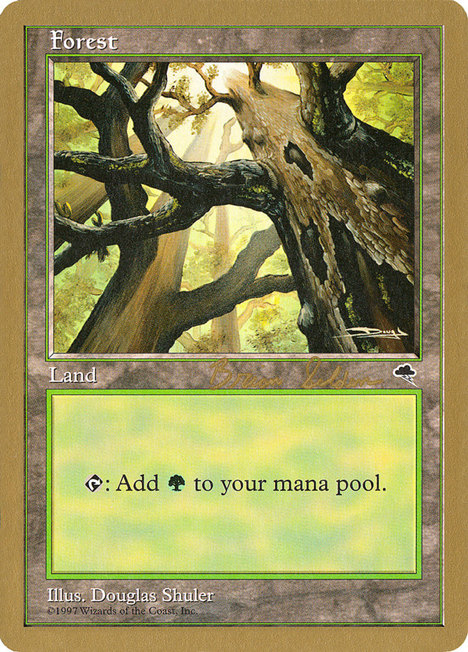 Forest (bs347) (Brian Selden) [World Championship Decks 1998] | Arkham Games and Comics