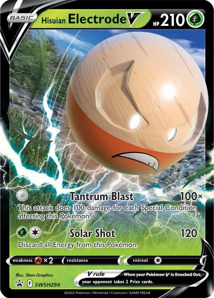 Hisuian Electrode V (SWSH294) [Sword & Shield: Black Star Promos] | Arkham Games and Comics