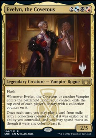 Evelyn, the Covetous (Promo Pack) [Streets of New Capenna Promos] | Arkham Games and Comics