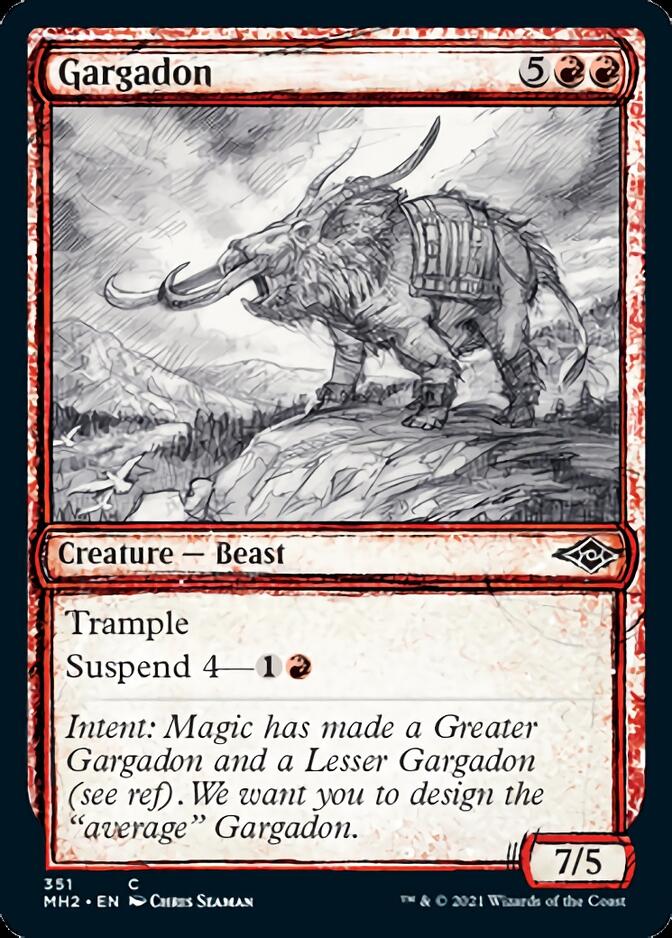 Gargadon (Sketch) [Modern Horizons 2] | Arkham Games and Comics