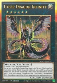 Cyber Dragon Infinity [MAGO-EN033] Gold Rare | Arkham Games and Comics