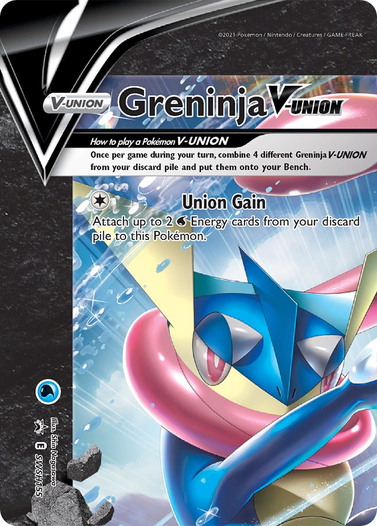 Greninja V-Union (SWSH155) [Sword & Shield: Black Star Promos] | Arkham Games and Comics