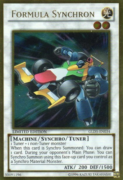 Formula Synchron [GLD5-EN034] Gold Rare | Arkham Games and Comics