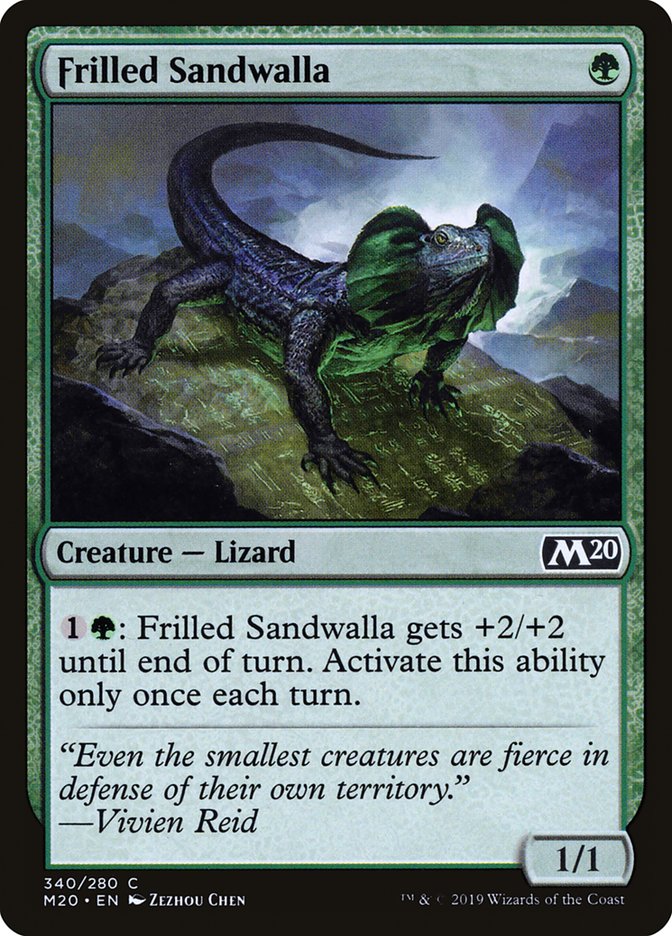 Frilled Sandwalla [Core Set 2020] | Arkham Games and Comics